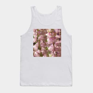 Lavender Rose Pink Abstract Low Polygon Background Tank Top